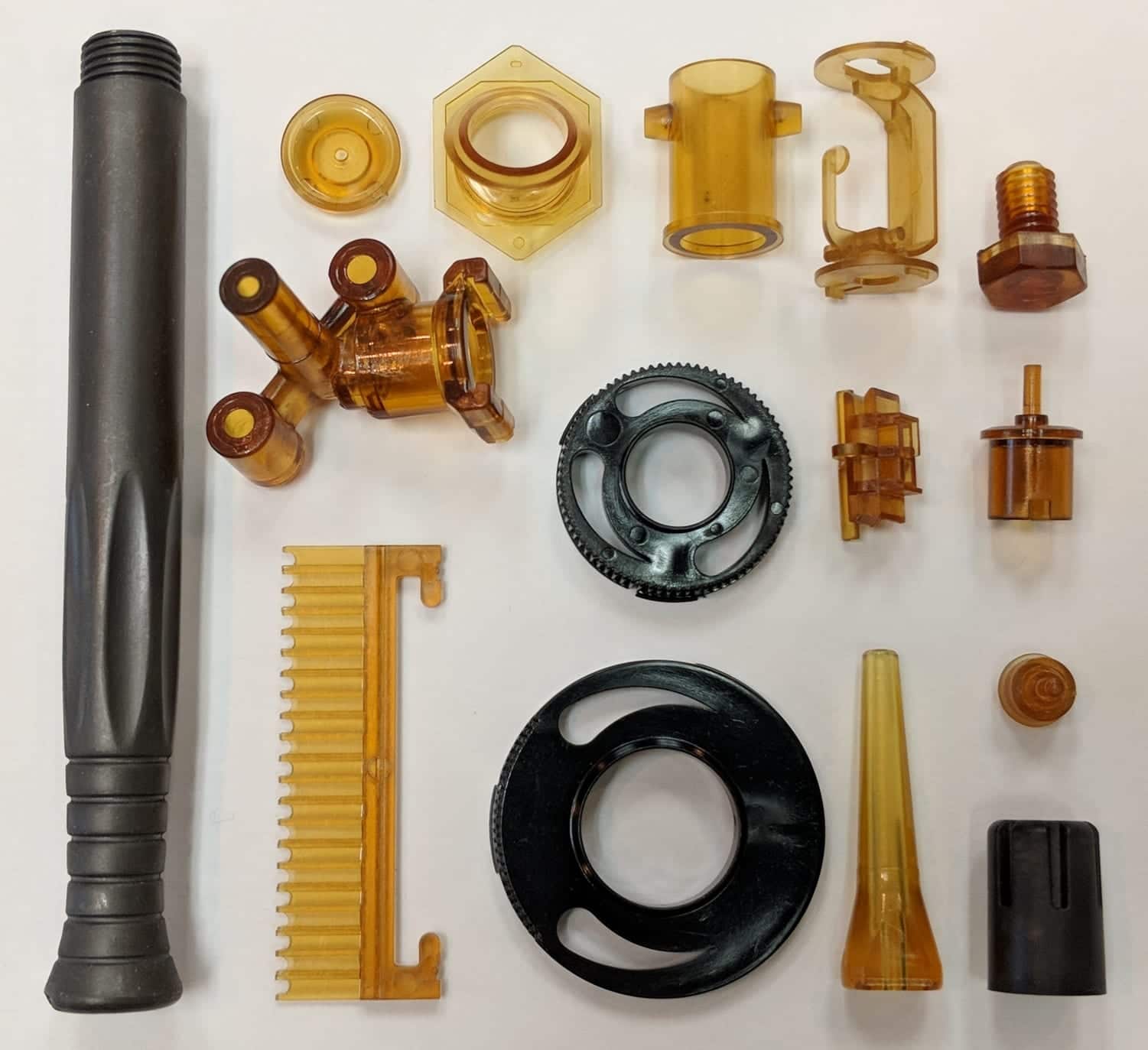 Sheet of high-performance ULTEM plastic material used in engineering and industrial components
